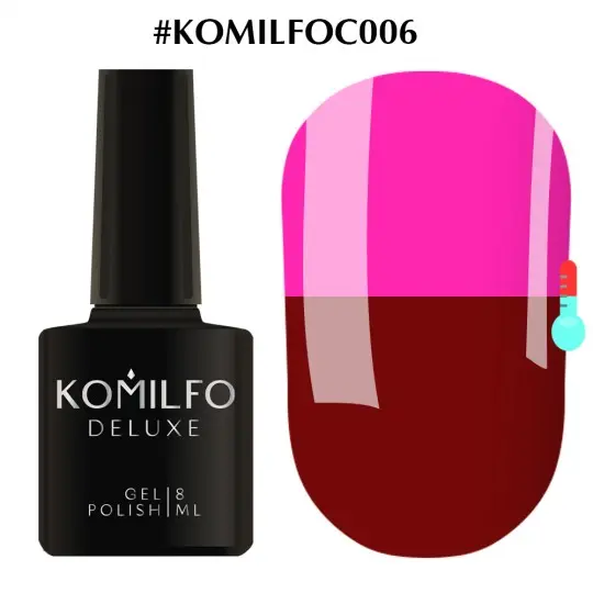 Гель лаки Komilfo DeLuxe Termo №С006, 8 ml.