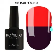ג'ל פוליש Komilfo DeLuxe Termo №С008, 8 מ"ל.