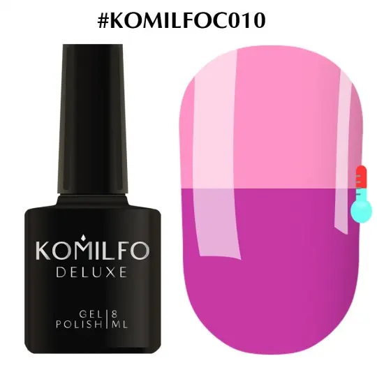 ג'ל פוליש Komilfo DeLuxe Termo №С010, 8 מ"ל.