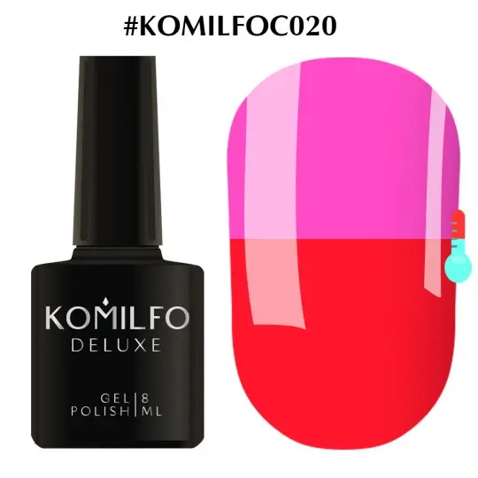Gel Polish Komilfo DeLuxe Termo №С020, 8 ml.