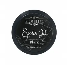 Komilfo Паутинка Gel Черная, 5 g.
