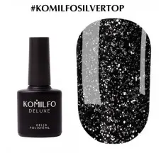 Топ No Wipe Glitter Top 8 ml. Komilfo