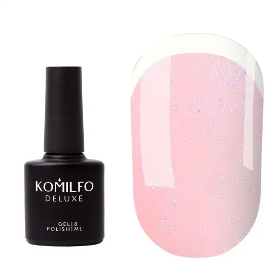 База Komilfo KC Glitter Rubber French Base №KC003, 8 ml.