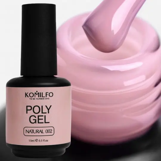 PolyGel №002 طبيعي 15 مل. كوميلفو