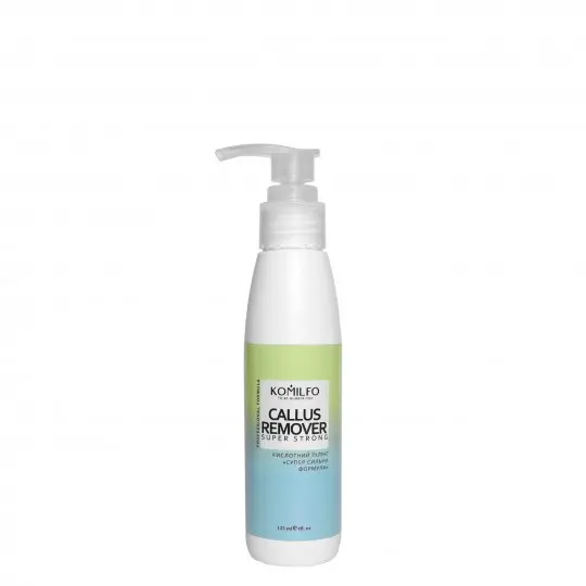 Komilfo Callus Remover «Super Strong Formula» - кислотный пилинг для педикюра, 125 мл