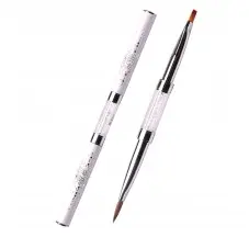 Brush Komilfo Double Acrylic 6 (Kolinsky) / Gel Flat 6 (Nylon)