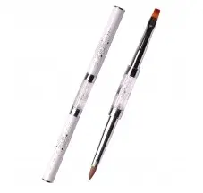 Brush Komilfo Double Acrylic 4 (Kolinsky) / Gel Flat 4 (Nylon)