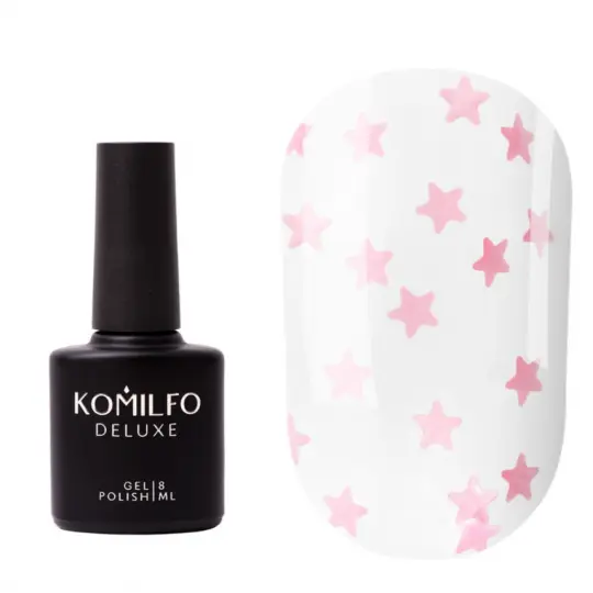 Топ Komilfo No Wipe Star Nails Rose Top, 8 мл