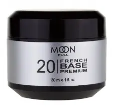 Moon Full French Base Premium №20 (белый), 30 мл.