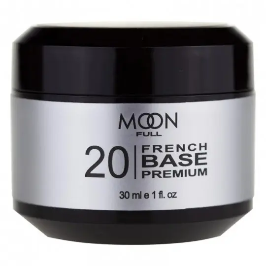 Moon Full French Base Premium №20 (أبيض) ، 30 مل.