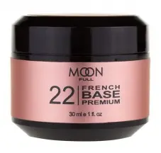 Moon Full French Base Premium No. 22 (bright peach), 30 ml.