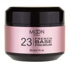Moon Full French Base Premium No. 23 (pink-peach), 30 ml.