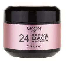 Moon Full French Base Premium No. 24 (beige-pink), 30 ml.