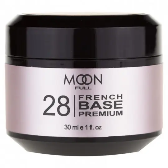 Moon Full French Base Premium №28 (أرجواني شاحب) 30 مل