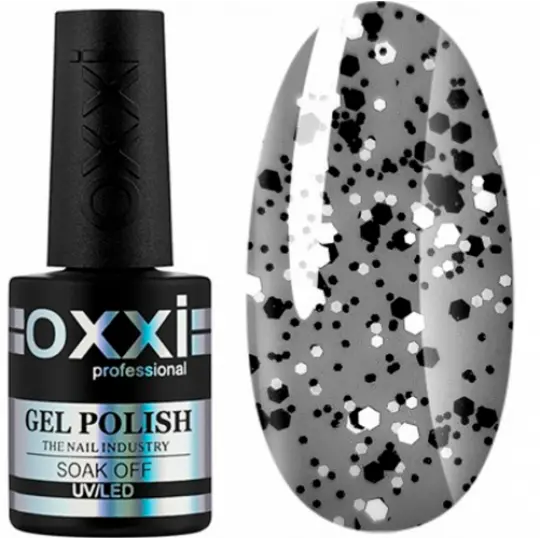חלק עליון לק ג'ל Oxxi Twist Top # 004, 10 מ"ל