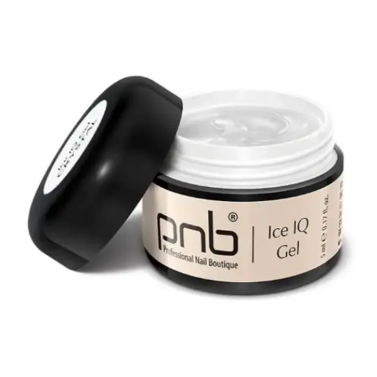 Low temperature transparent polygel / UV/LED Ice IQ Gel, Crystal PNB, 5 ml