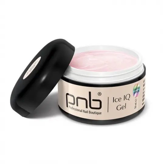 Low temperature milky pink polygel / UV/LED Ice IQ Gel, Sparkling Rose PNB, 50 ml