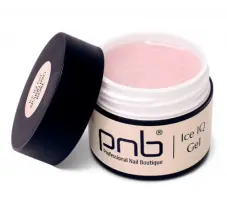 Низкотемпературный молочно-розовый полигель / UV/LED Ice IQ Gel, Sparkling Rose PNB, 15 мл