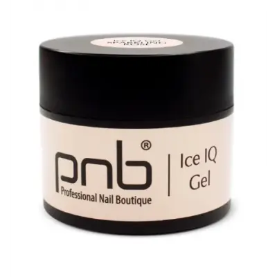 Low-temperature milk-pink polygel / UV/LED Ice IQ Gel, Sparkling Rose PNB, 15 ml