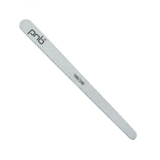 Пилка для ногтей PNB 180/240 Gray Wood, каплевидная, узкая