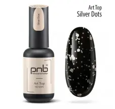 Art Top PNB, Silver Dots, No Wipe, 8 ml