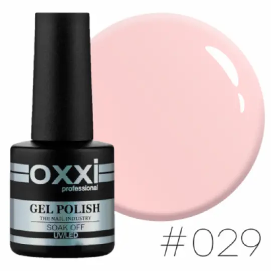 Гель лак Oxxi №029 (светлый лилово-розовый)