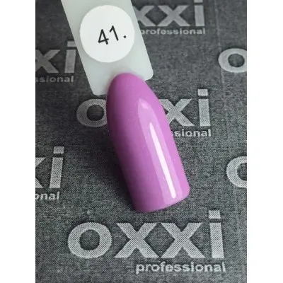 طلاء جل Oxxi # 041 (أرجواني فاتح مع لمعان دقيق بالكاد)