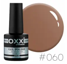 Oxxi gel polish #060 (coffee-colored with a barely noticeable micro-shine)