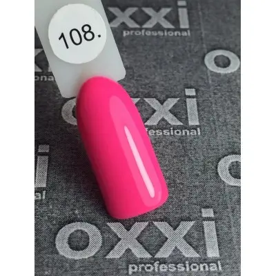 طلاء جل Oxxi # 108 (وردي ساطع جدًا ، نيون)