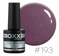 Oxxi gel polish #193 (purple with micro-shine)