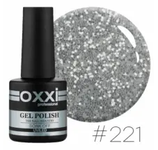 Oxxi gel polish #221 (white gold with a slight blue sheen)