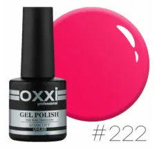 Oxxi gel polish #222 (bright crimson-pink)