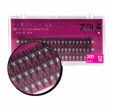 Zola Eyelashes in bundles 20D (12mm)