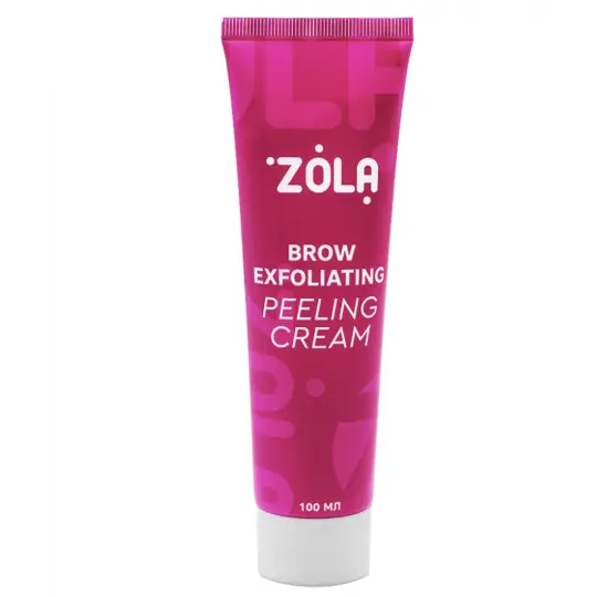 Крем-скатка для бровей Brow exfoliating peeling cream 100 ml, ZOLA