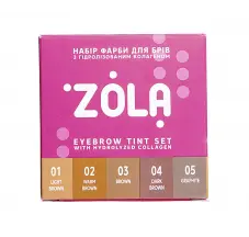 Zola Eyebrow color set in sachet (5x5ml)
