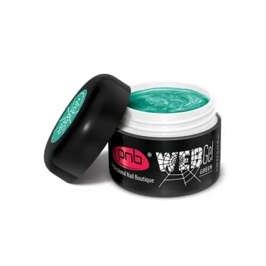 Gel spider web green PNB / UV / LED Web Gel Green