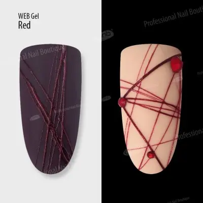 جل ويب العنكبوت الأحمر PNB/UV/LED أحمر