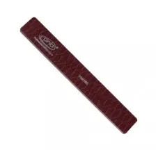 Пилка-змея для ногтей PNB 100/180 Brown, прямоугольная