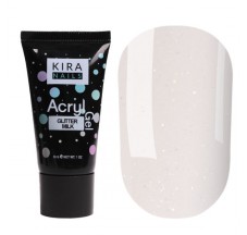 Acryl Gel Glitter Milk 30 ml. Kira Nails