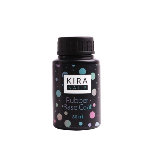 Kira Nails Rubber Base Coat - שכבת בסיס, צנצנת, 30 מ"ל