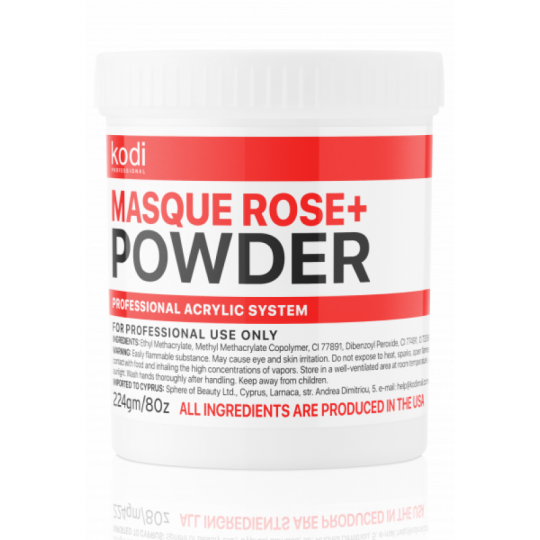 Masque Rose + Powder (Matte Gel Rose +) 224 جرام. كودي بروفيشنال