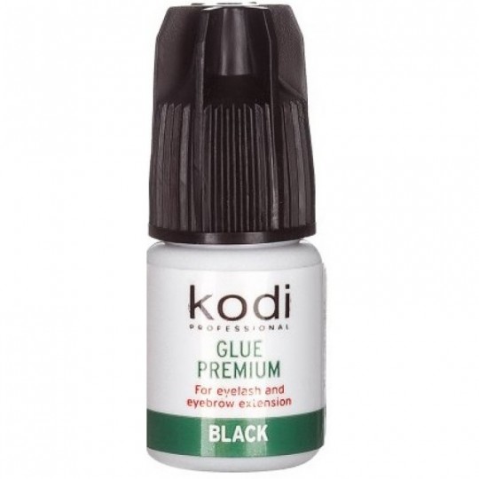 Glue for eyebrows and lashes premiun black, 3 g. Kodi Professional