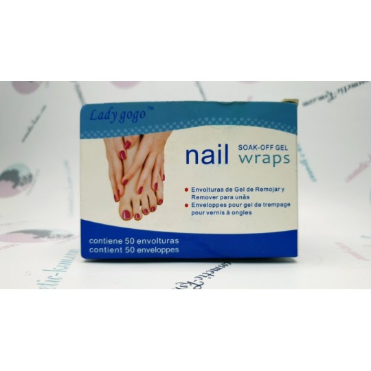 Gel nail polish remover foil