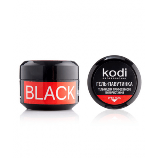 Spider Gel for Nails (color: black) 4 ml. Kodi Professional