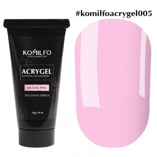 Komilfo Acryl Gel №005 Cool Pink 30 גרם
