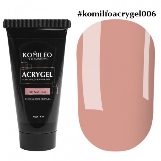 Komilfo Acryl Gel №006 Натуральный 30 g.