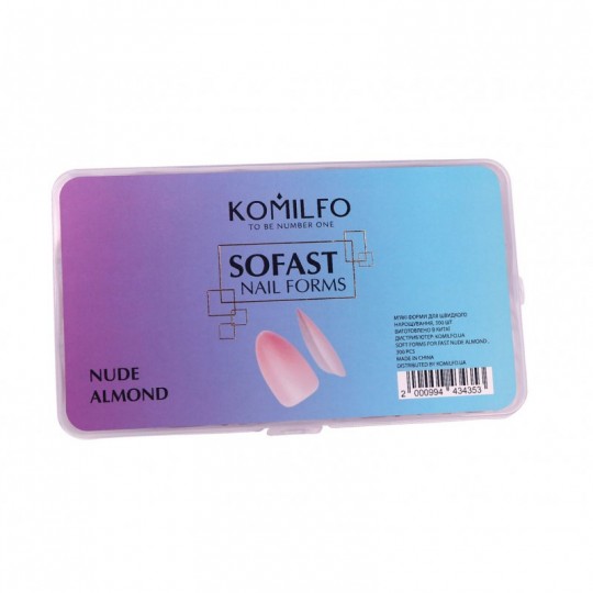 SoFast Nail Froms Nude Almond (300 قطعة) كوميلفو