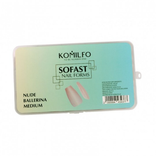 SoFast Nail Froms Nude Ballerina Medium (360 pcs.) Komilfo