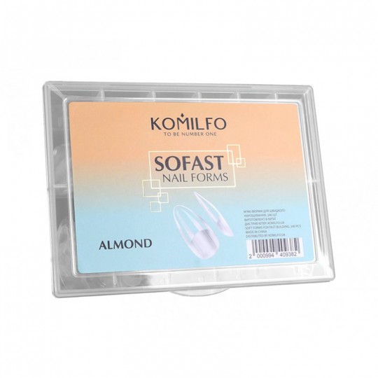 Komilfo SoFast Nail Forms שקד, 240 יח