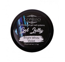 Komilfo Gel Jelly Ярко-белый с фиолетовым 50 g.